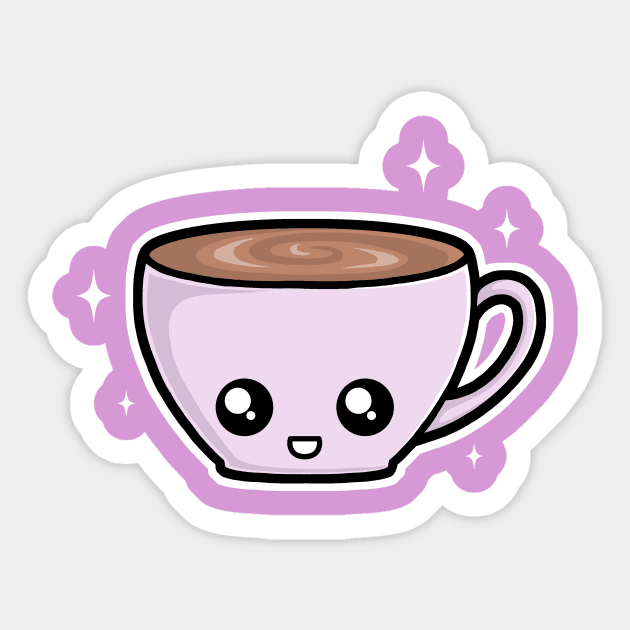 You are my cup of tea Sticker by perdita00